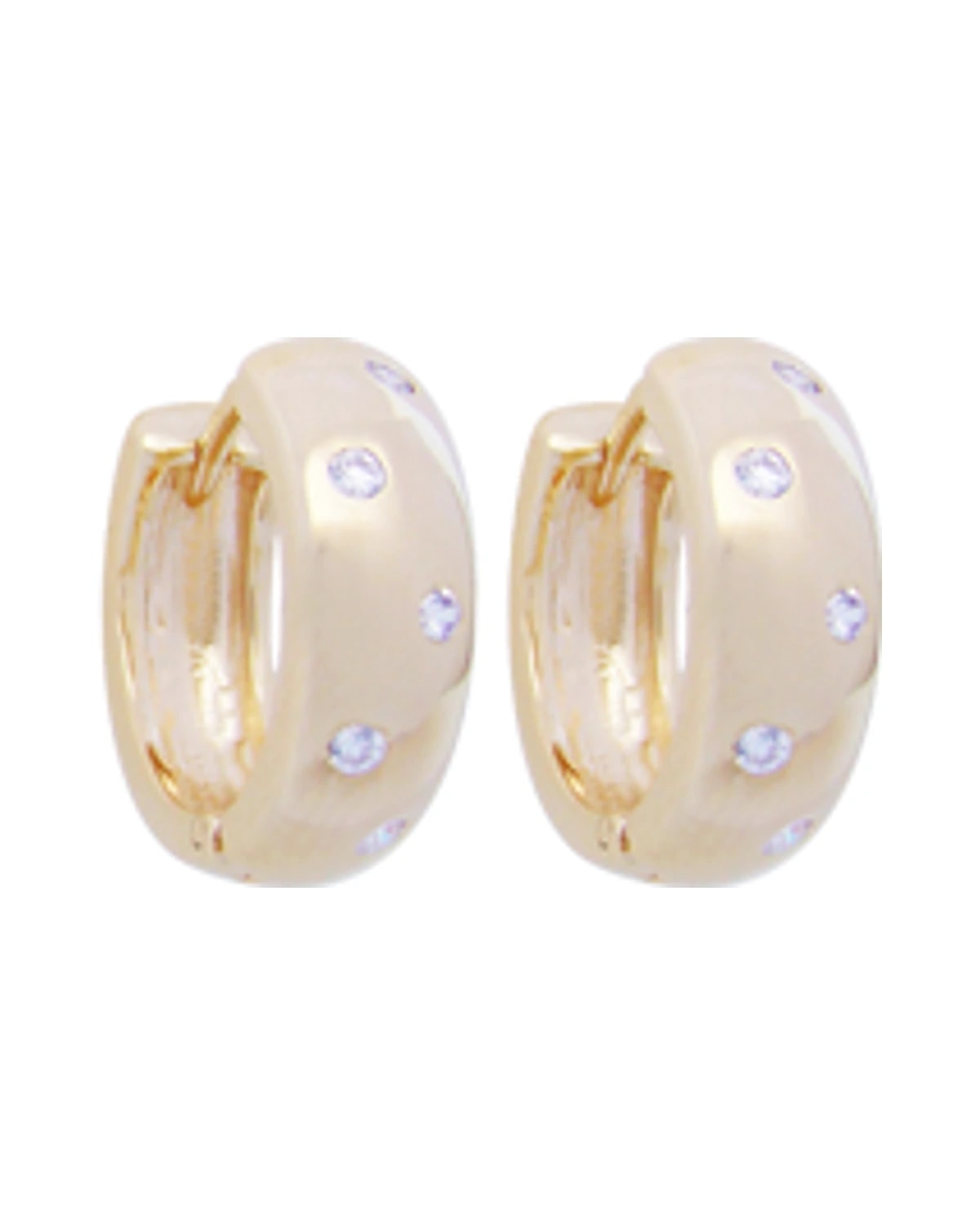 Brinco Argola Pequena Zirc Salpicada
