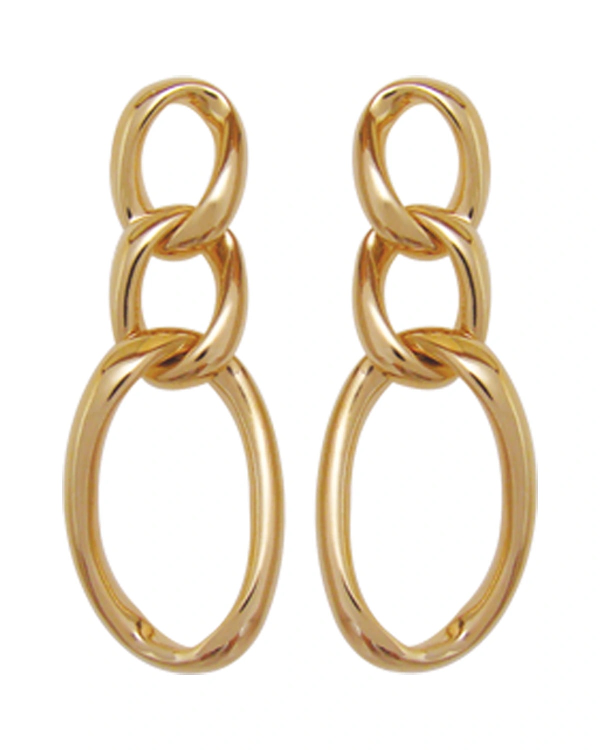 Brinco 3 Aros de Corrente