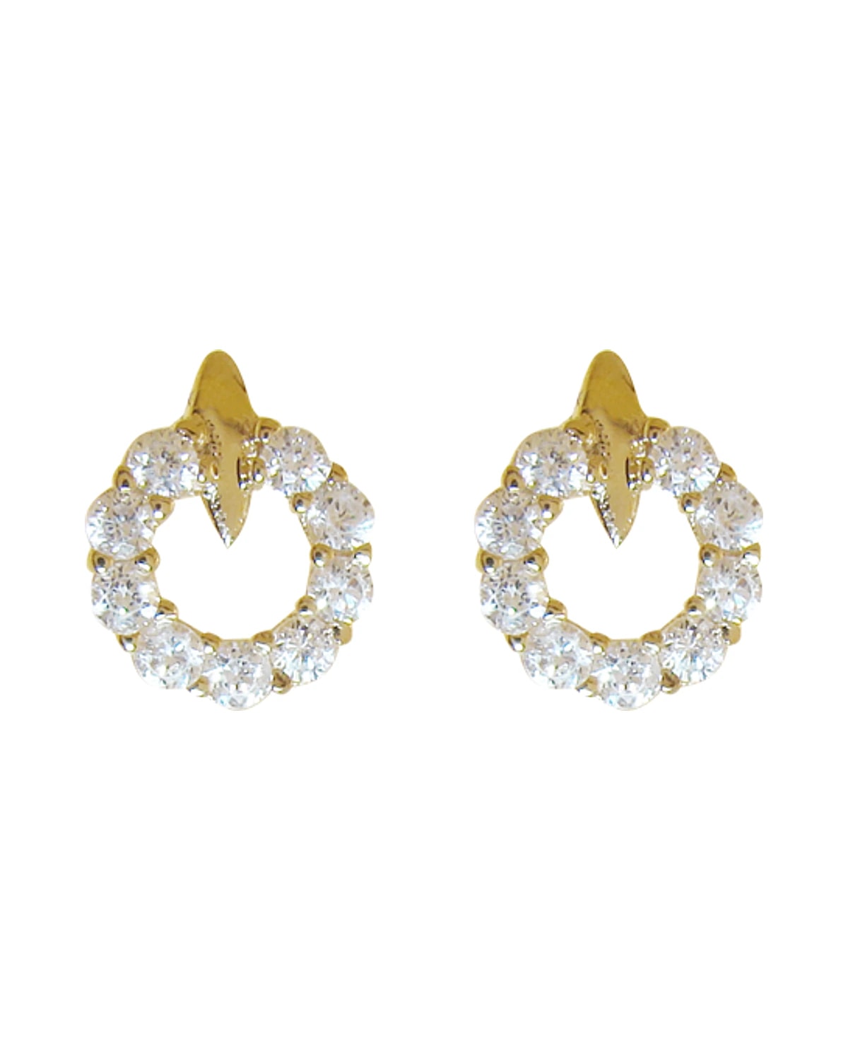 Brinco Argolinha com Zirconias
