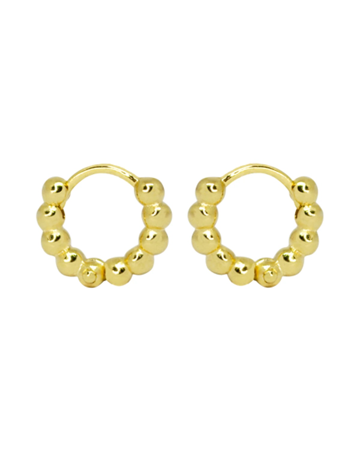 Brinco Piercing P de Bolinhas