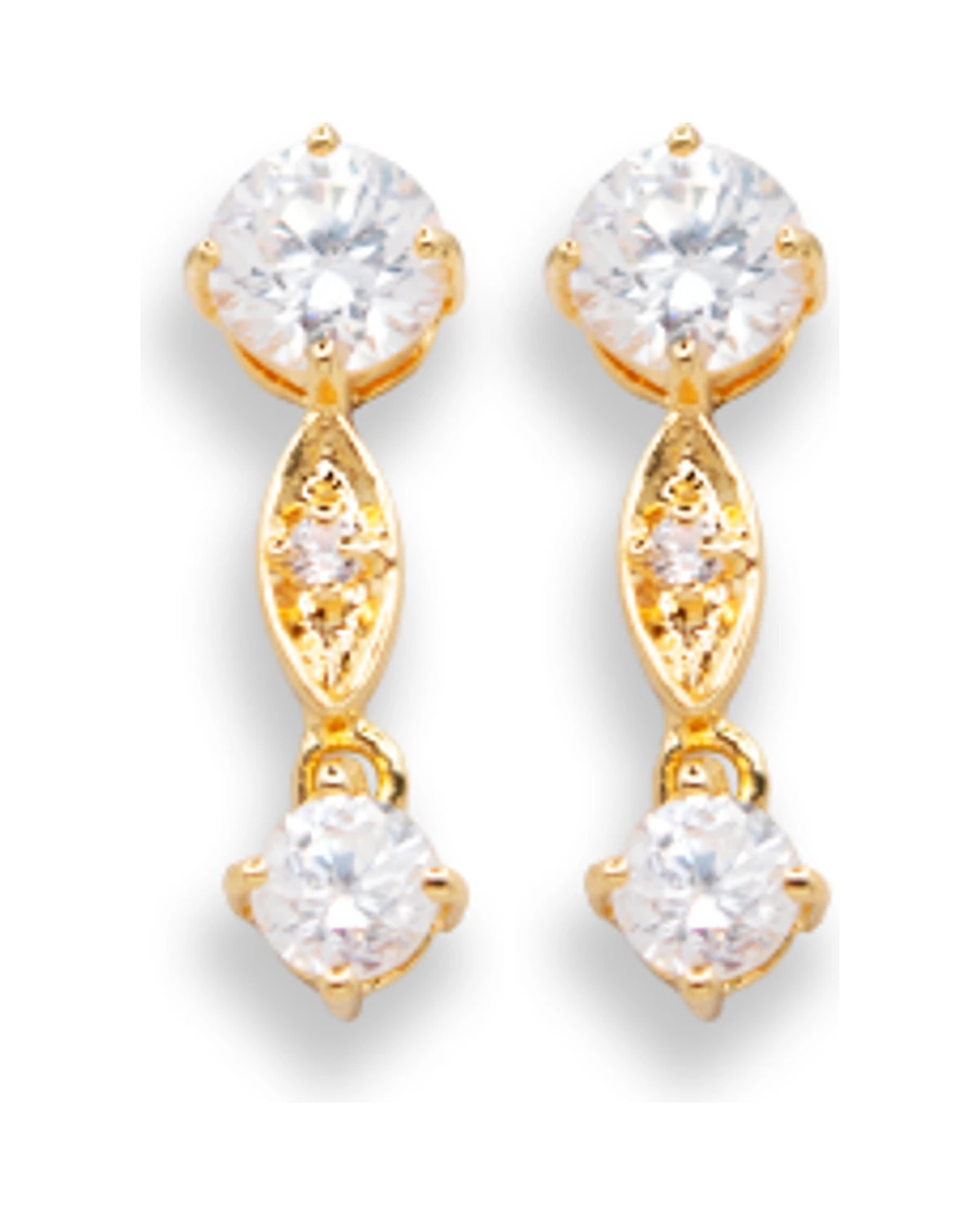 Brinco Claudia 2 Zirconias T. Pq