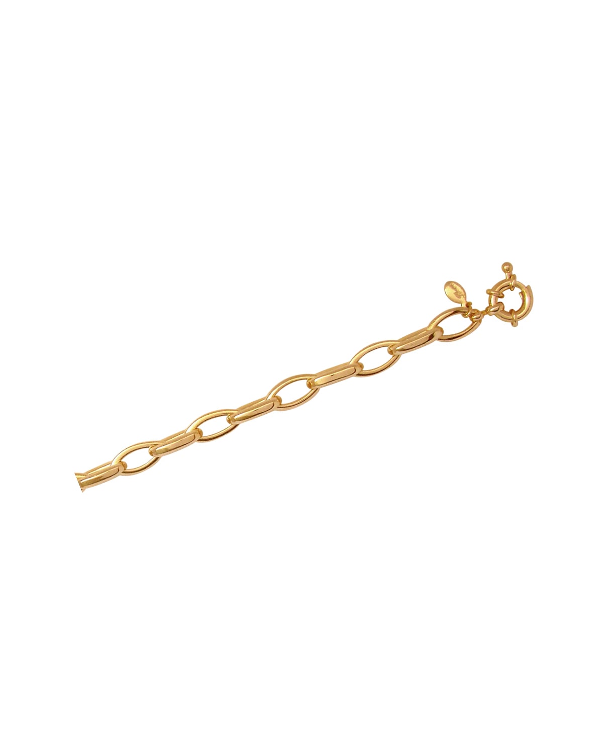 Pulseira Feminina Fecho Boia Elos Finos Liso