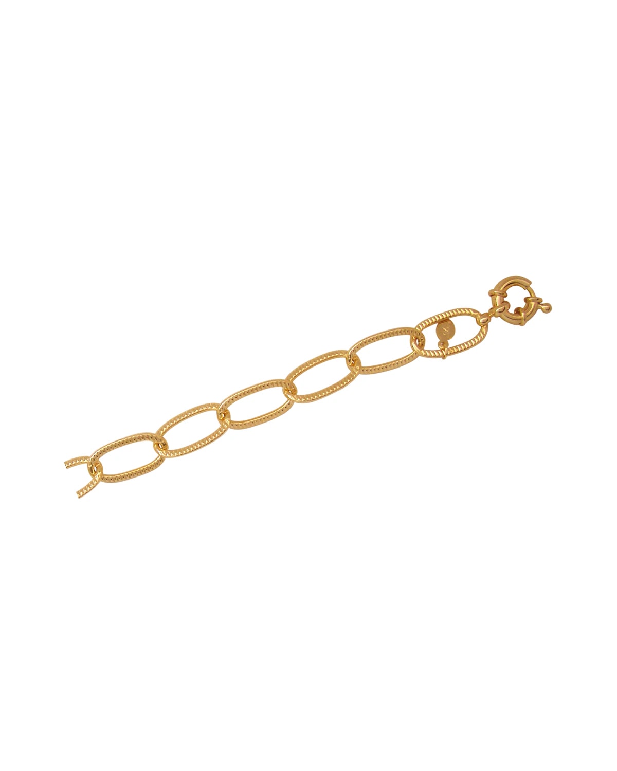 Pulseira Feminina Fecho Boia Elos Finos Trabalhados