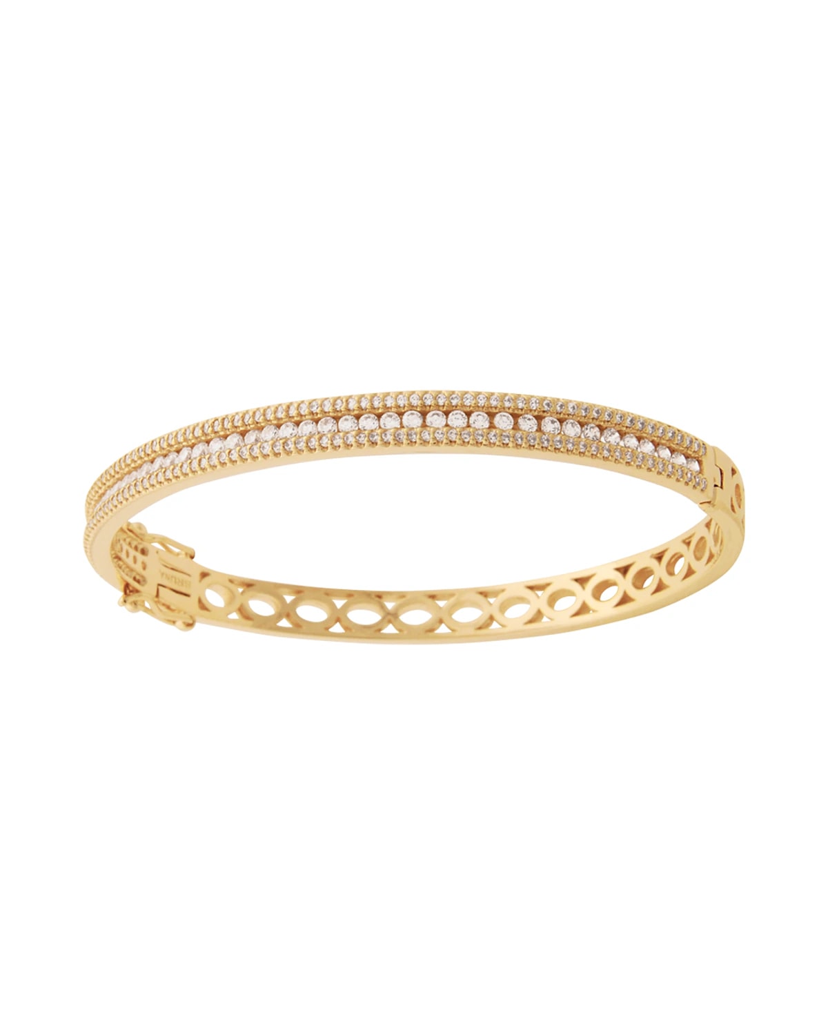 Bracelete com 3 Fileiras Em Zirconias
