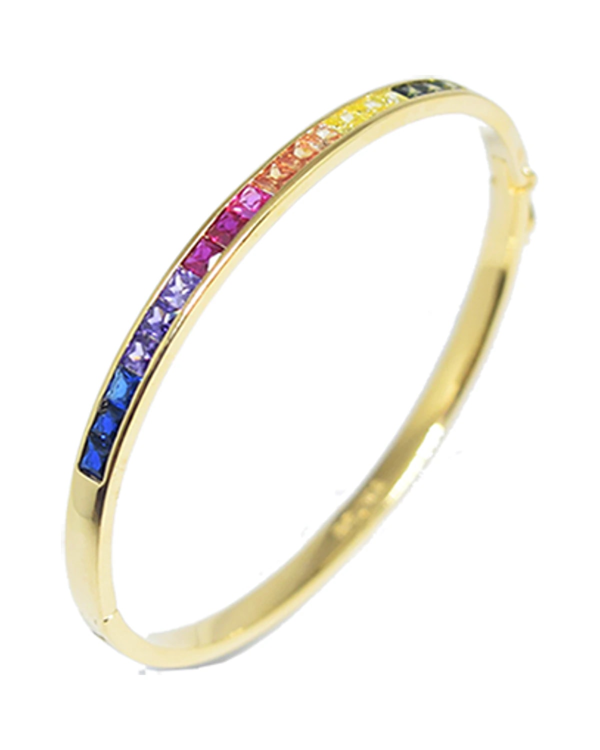 Bracelete com Cristais Coloridos