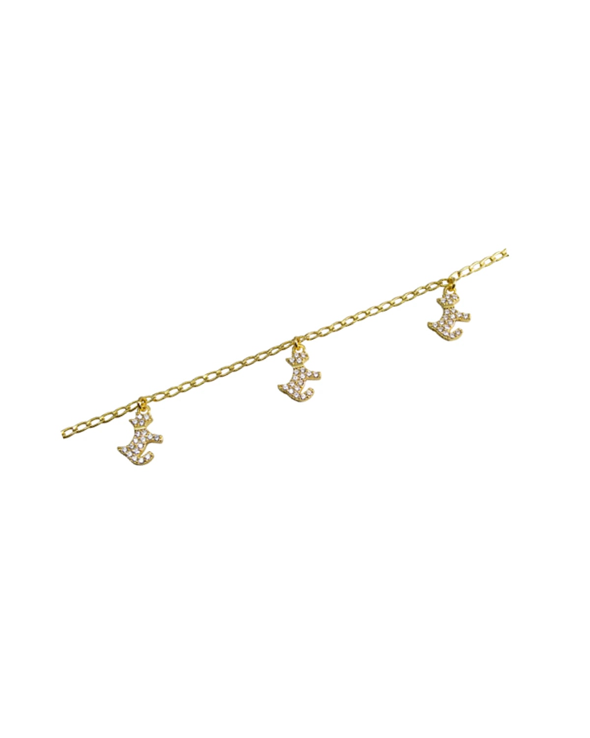 Pulseira Cachorrinho Zirconia Infantil