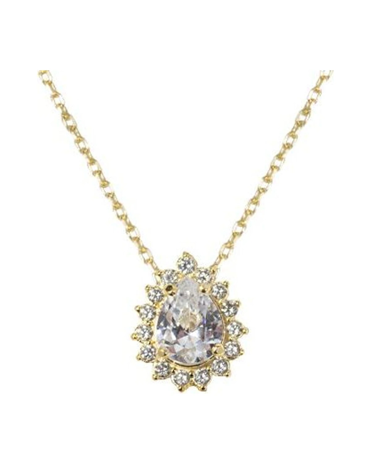 Gargantilha Gota Zircônia
