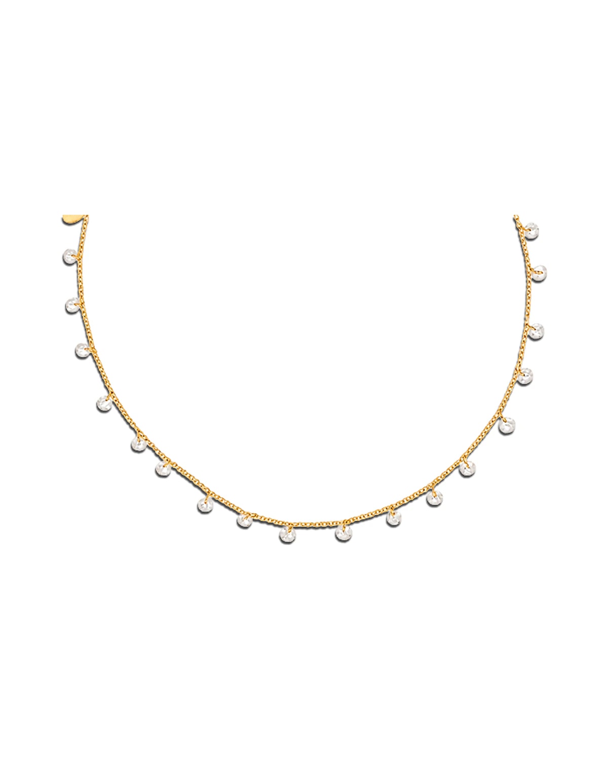 Gargantilha Choker Zirconia 4Mm