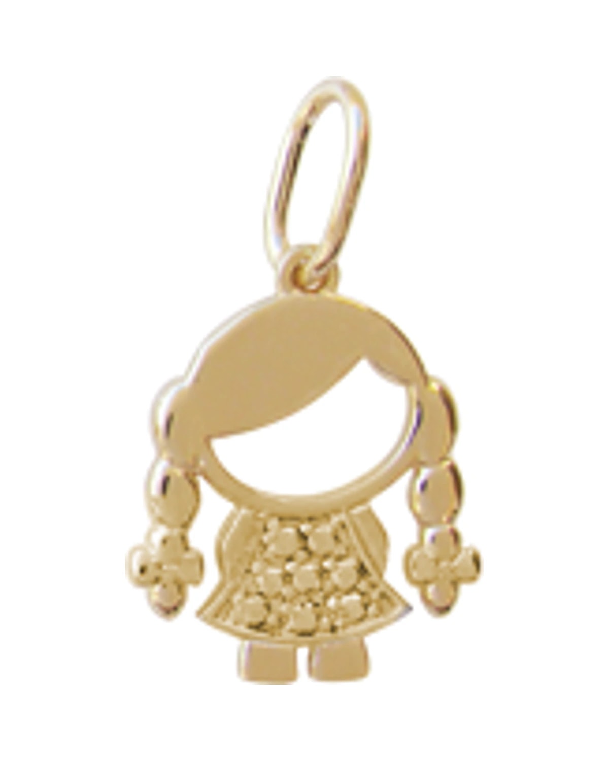 Medalha Menina Trança