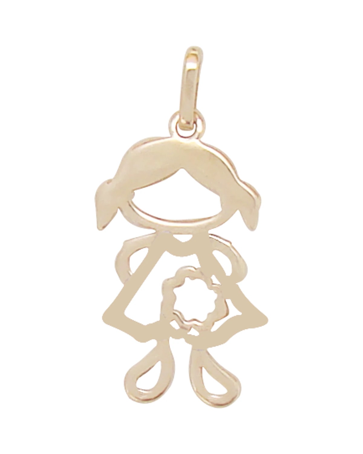 Medalha Menina Corpo Inteiro