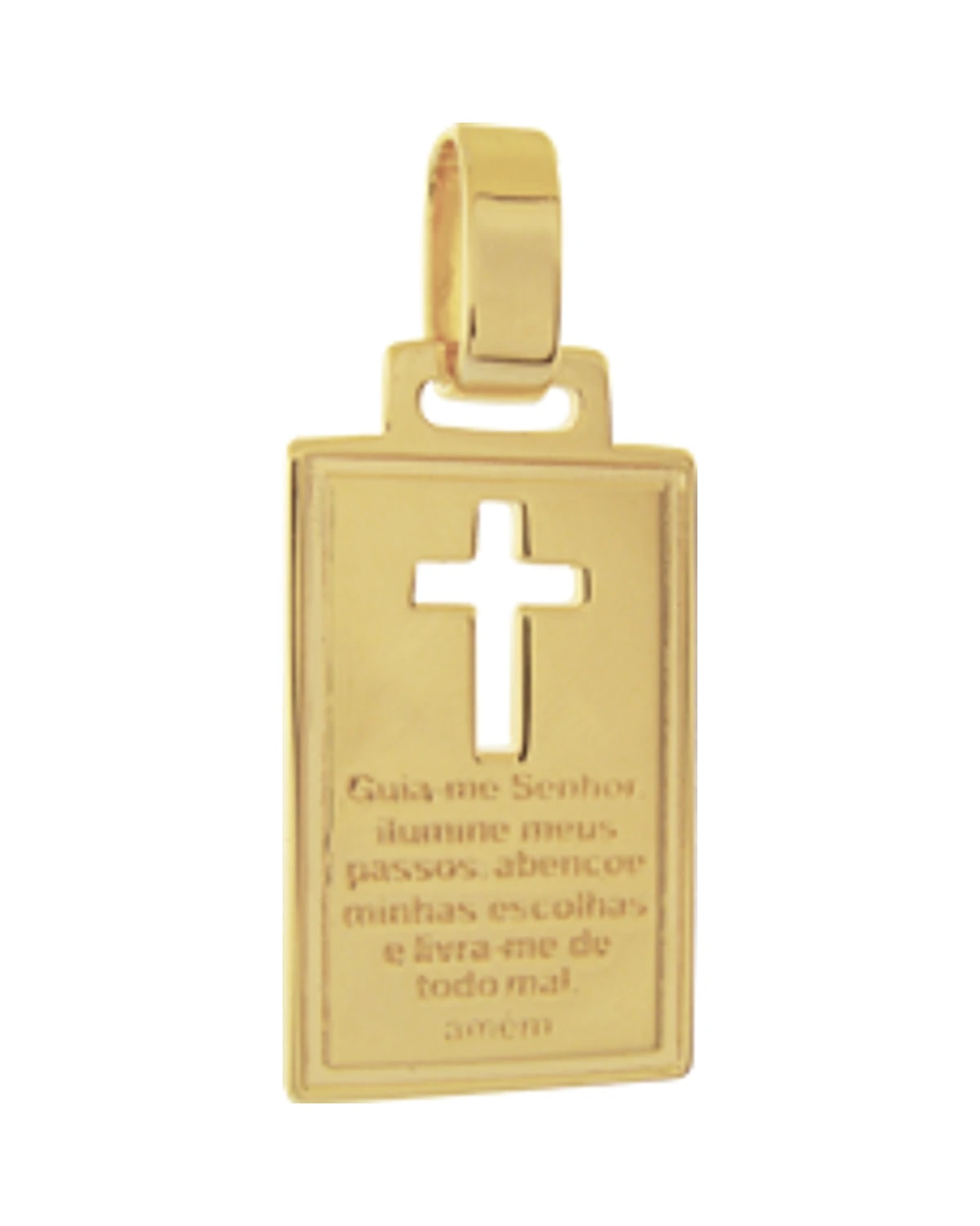 Medalha Masculina com Cruz