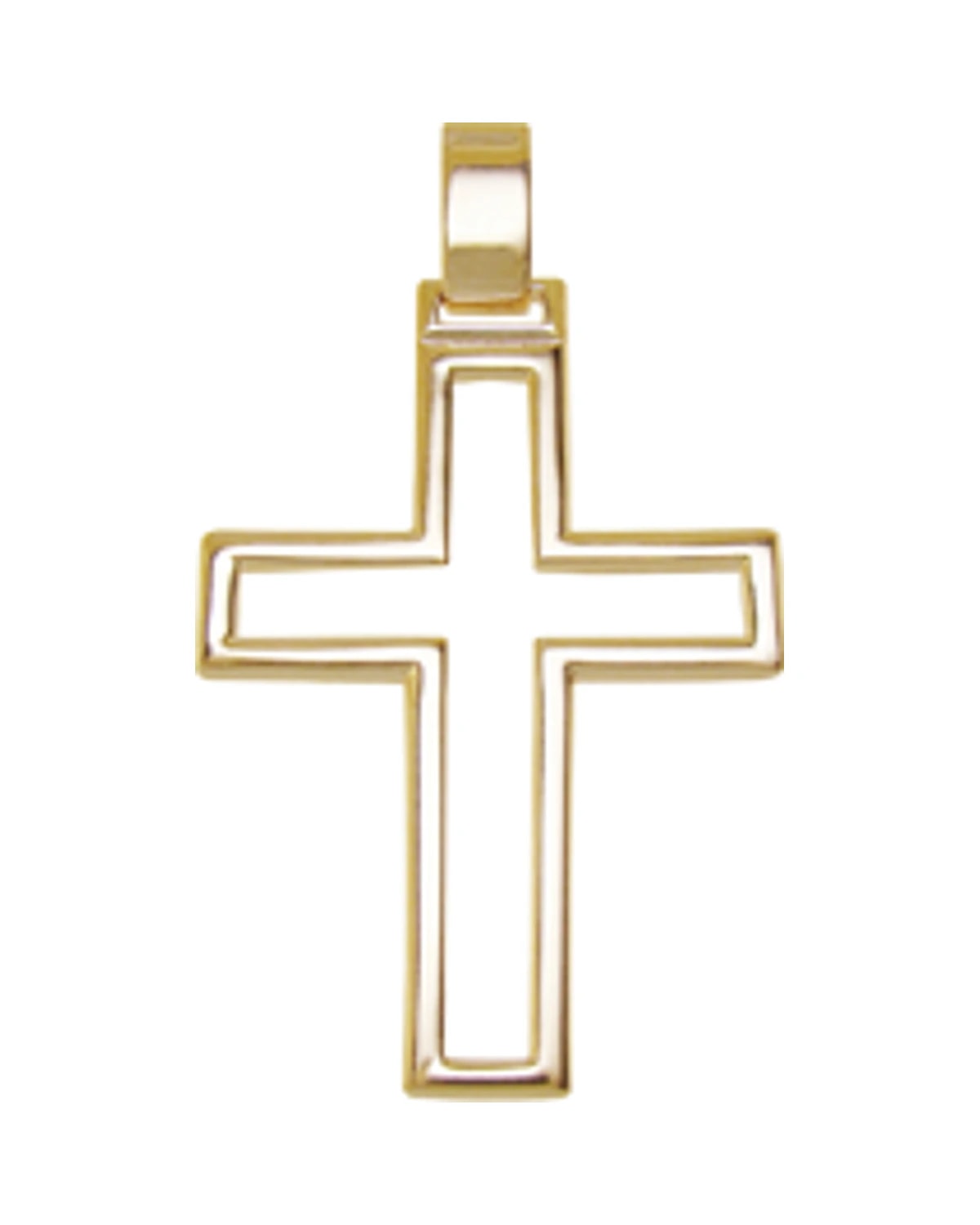 Medalha Cruz Masculina Vazada