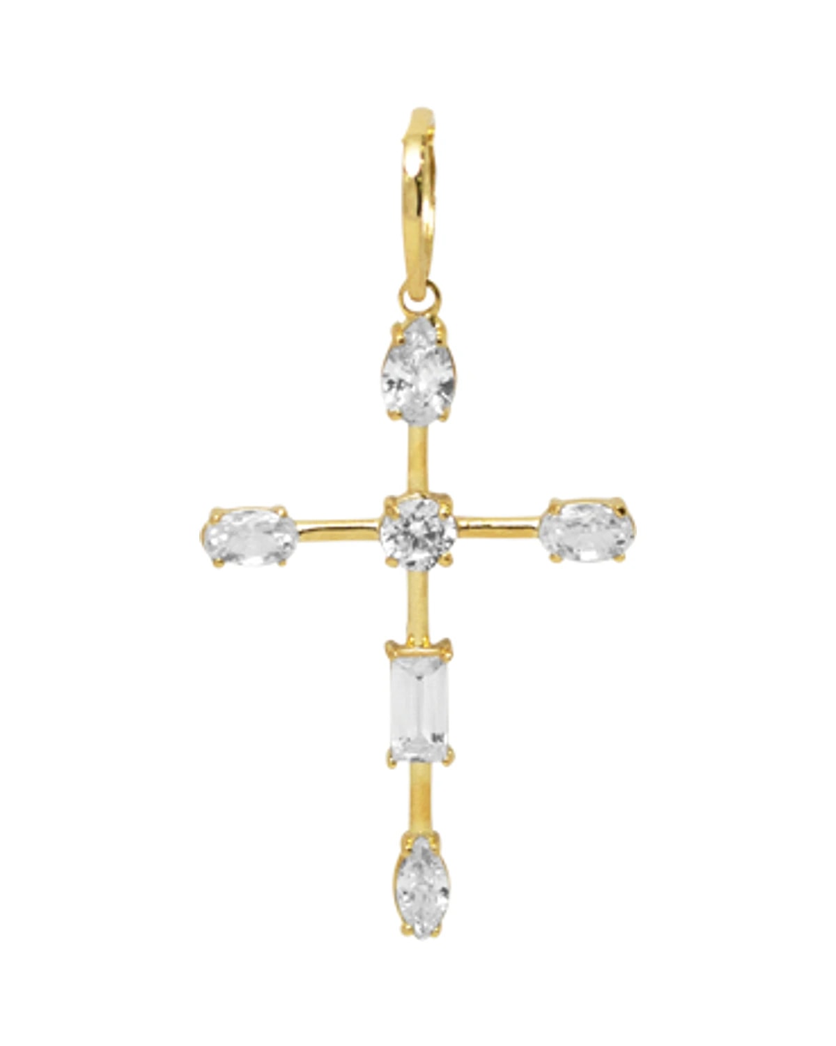 Medalha Crucifixo Branco