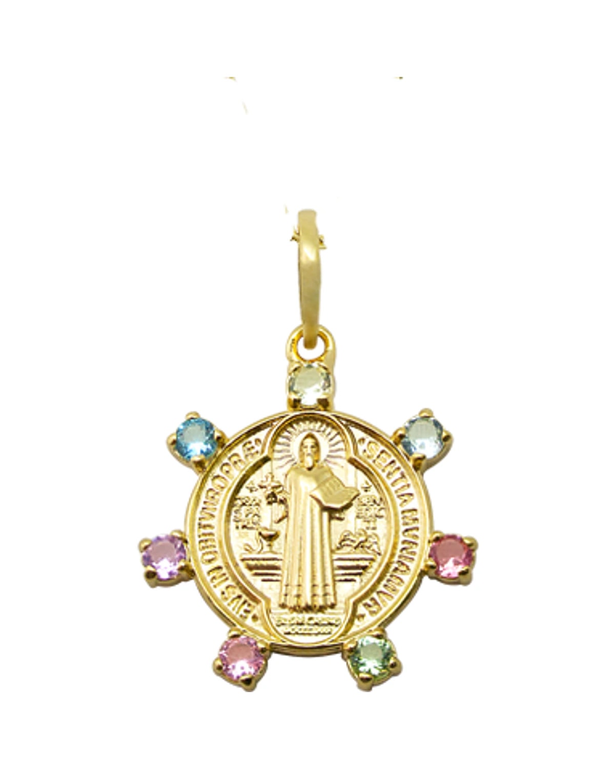 Medalha São Bento Colorido