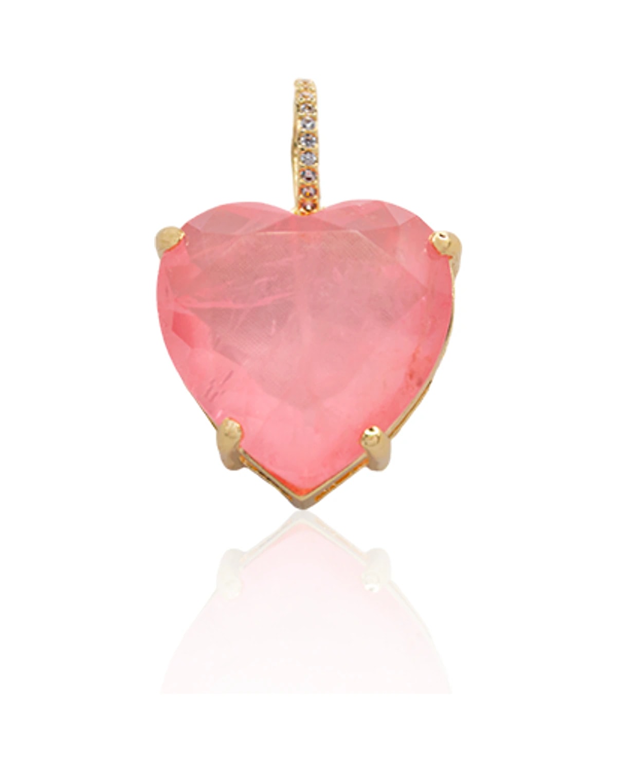 Medalha Alice Coracao Fusion Rosa