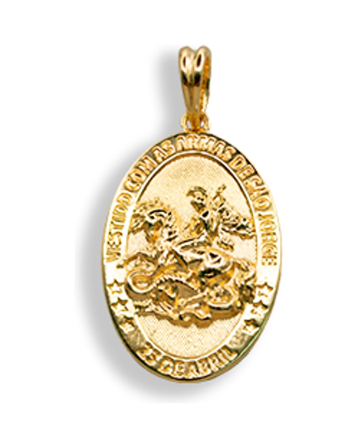 Medalha Oval São Jorge