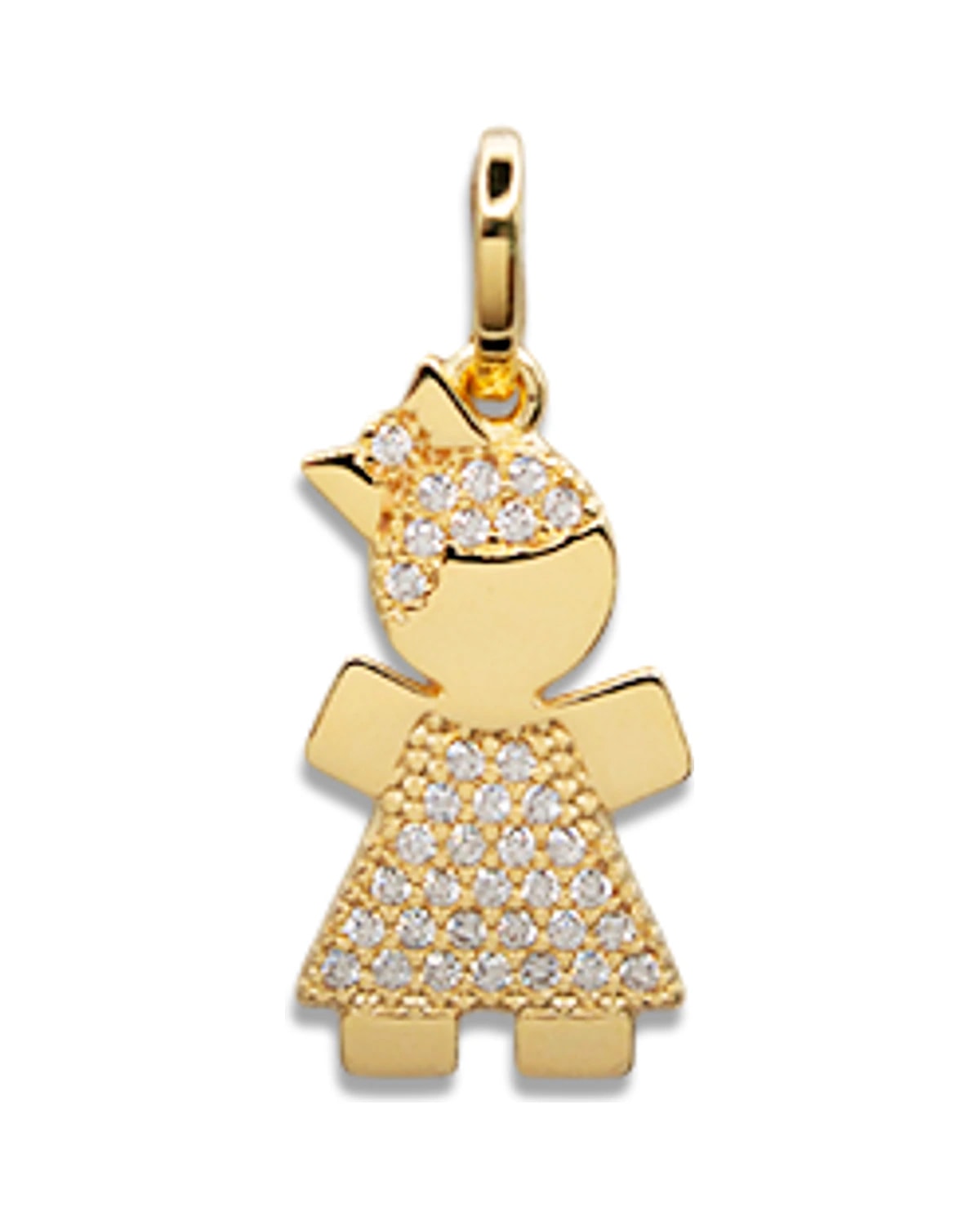 Medalha Menina Zirconia