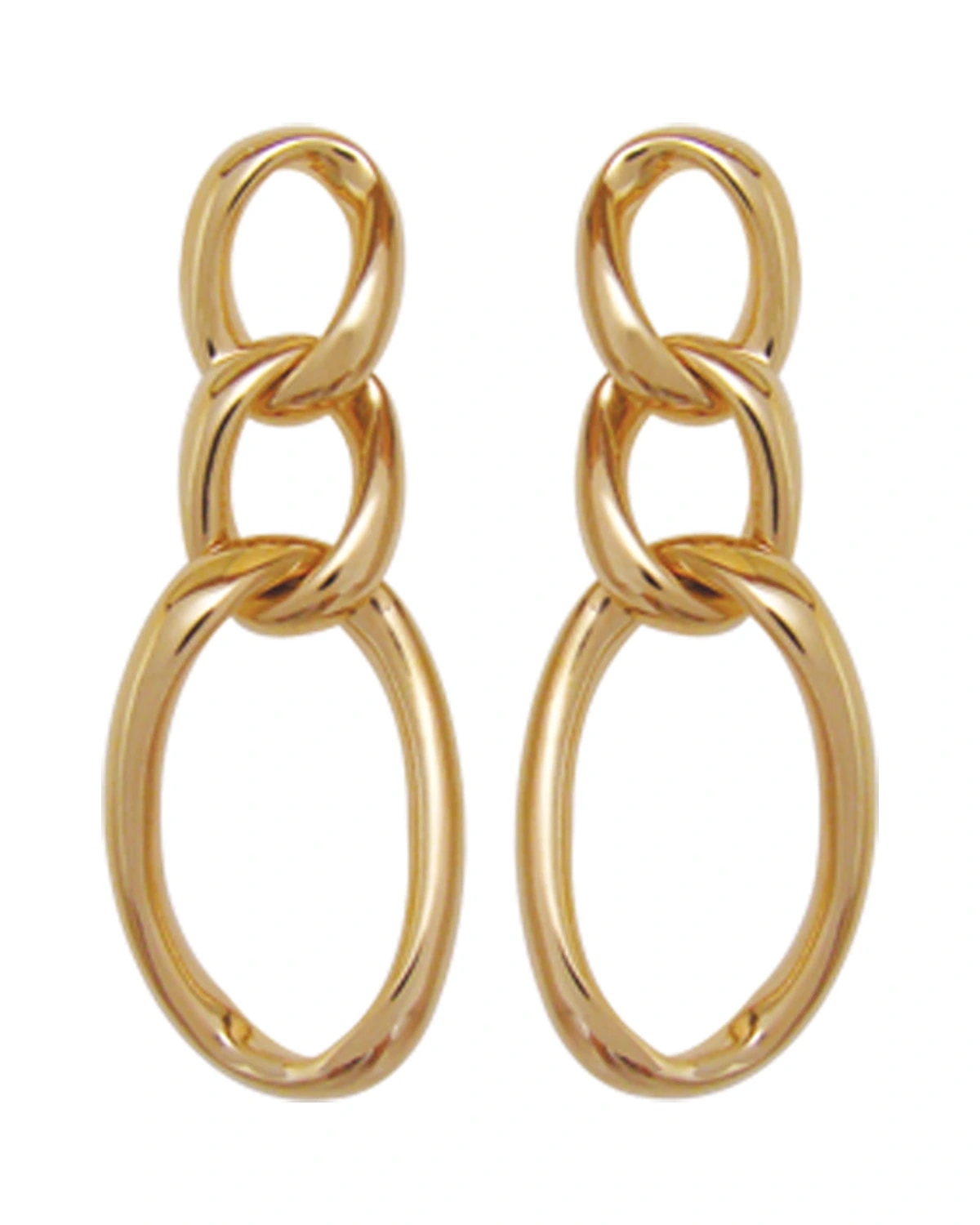 Brinco 3 Aros de Corrente