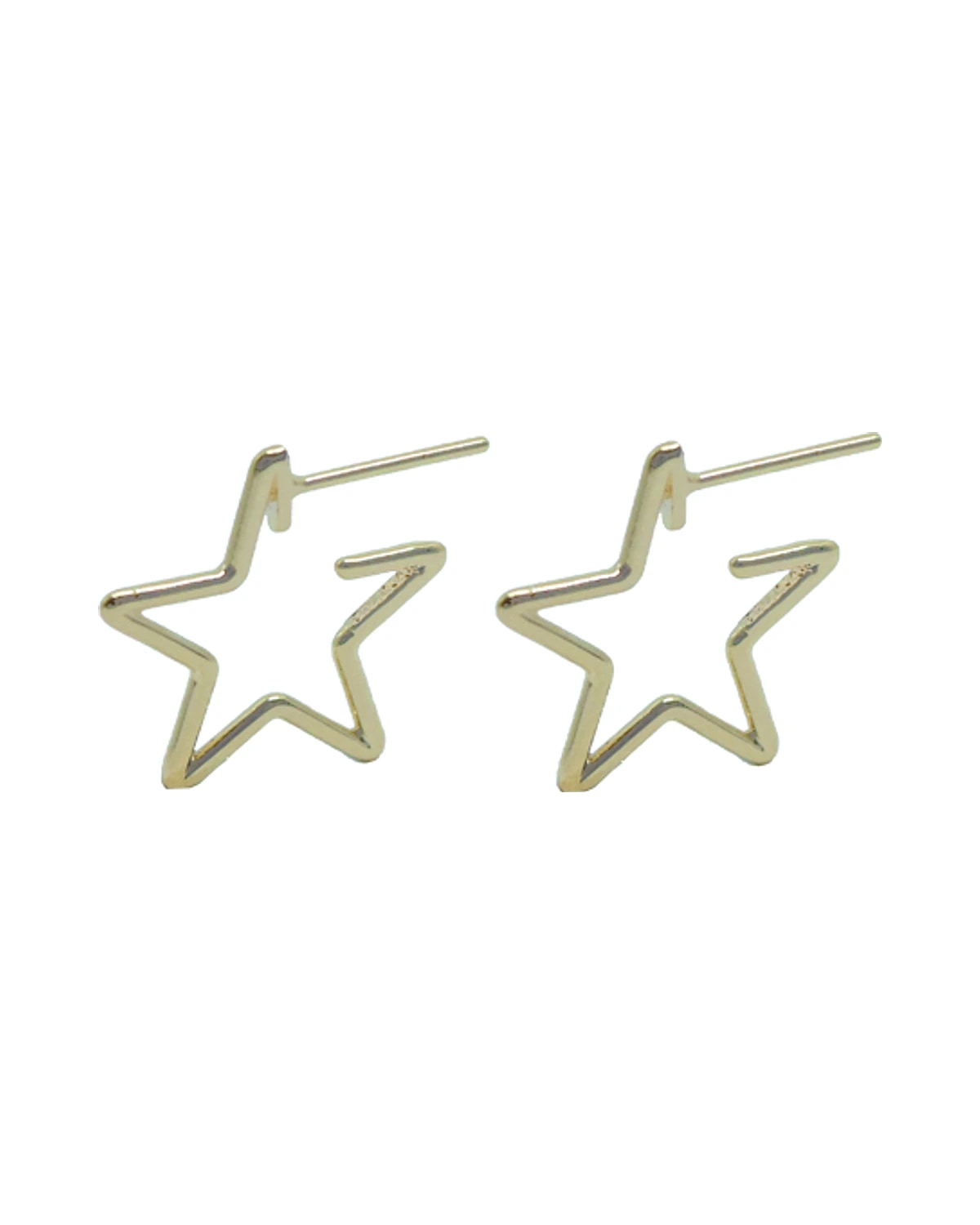 Brinco Pequeno Contorno Estrela