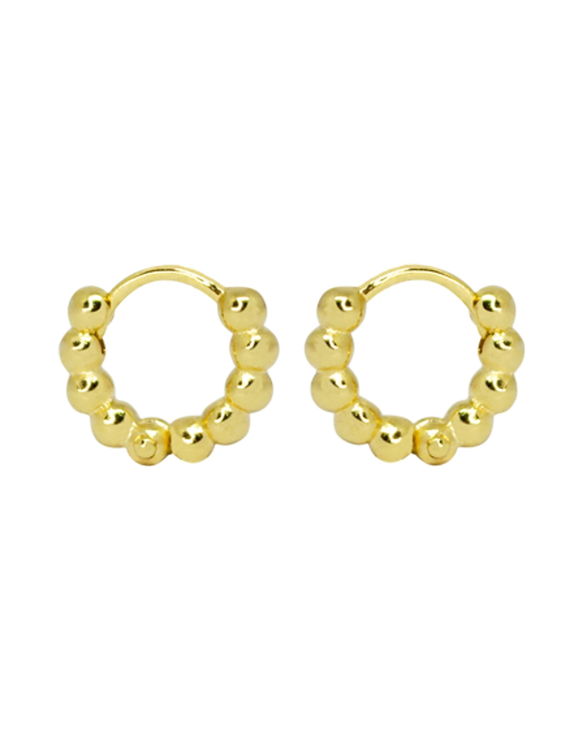 Brinco Piercing P de Bolinhas