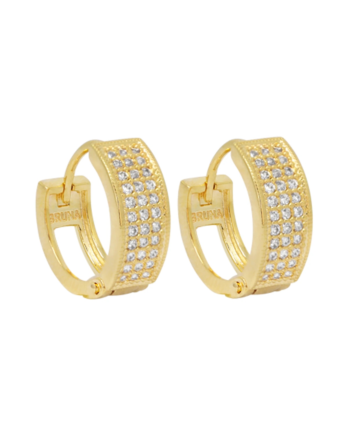 Brinco Argolinha Pave M