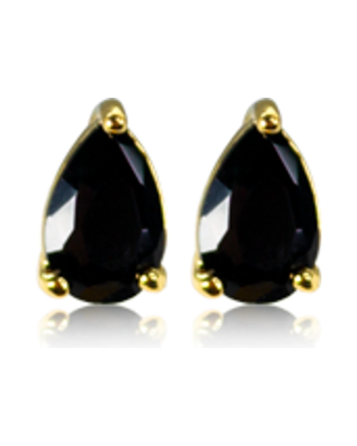 Brinco Gota Mini Cristal Preto T.Pq