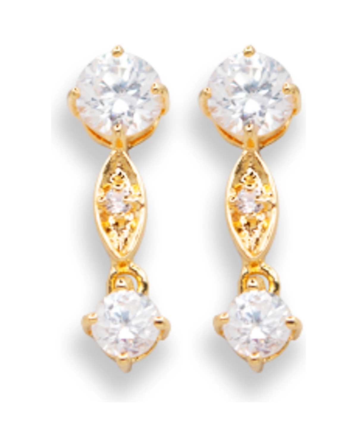 Brinco Claudia 2 Zirconias T. Pq