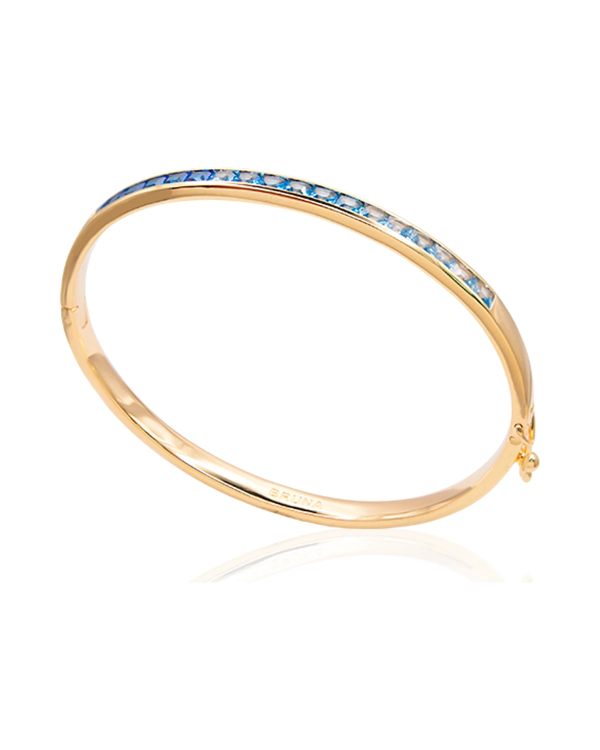 Bracelete Milena Cristais Azul