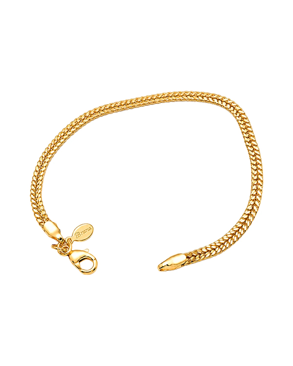Pulseira Malha Lacraia 4 Mm