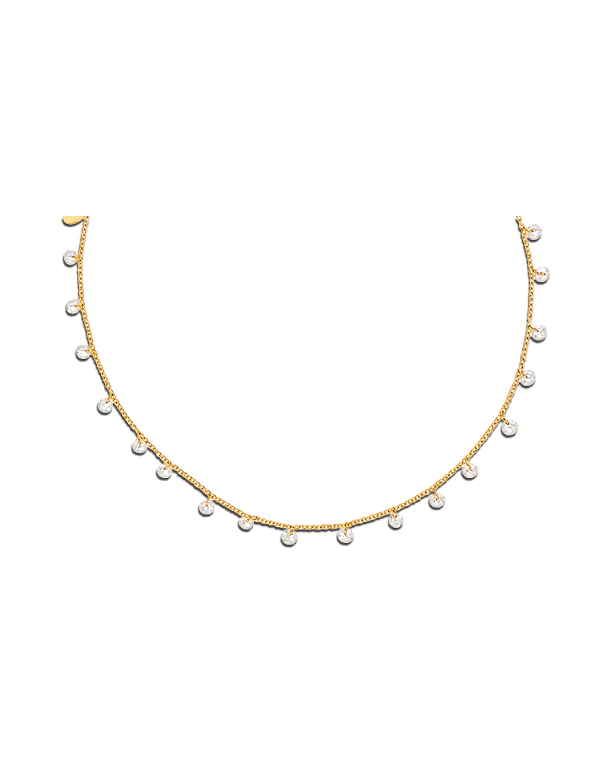 Gargantilha Choker Zirconia 4Mm