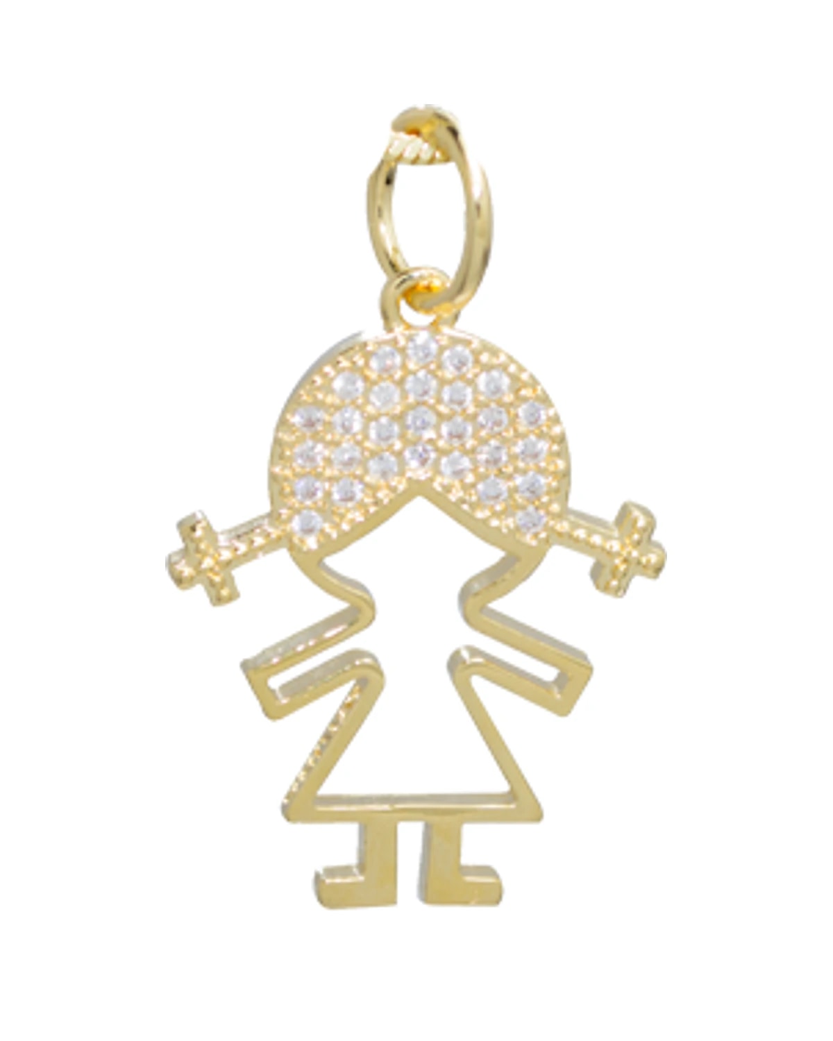 Medalha Menina Trancinhas