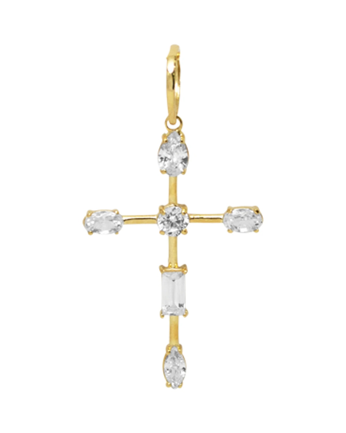 Medalha Crucifixo Branco