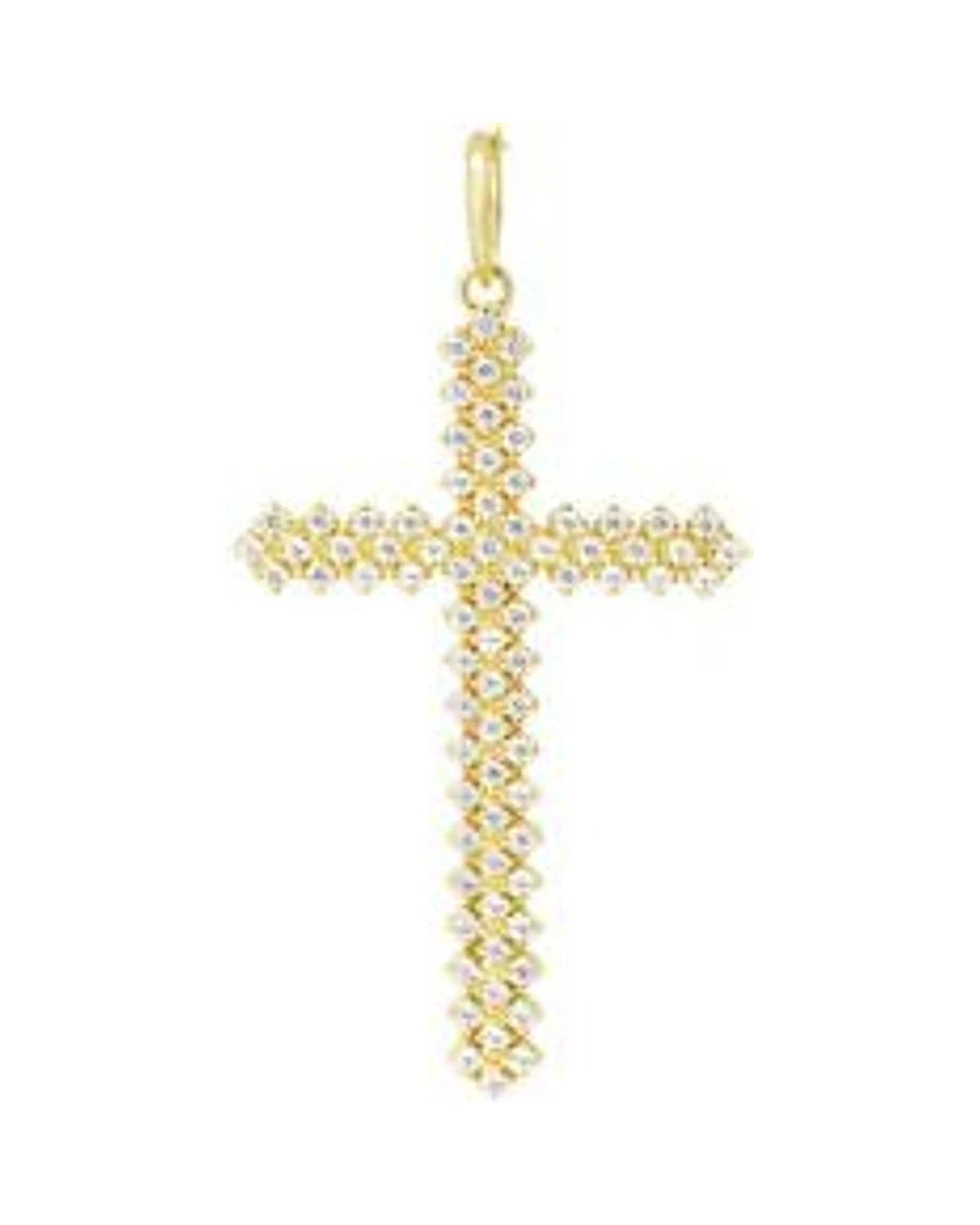 Medalha Cruz Longa Cravada