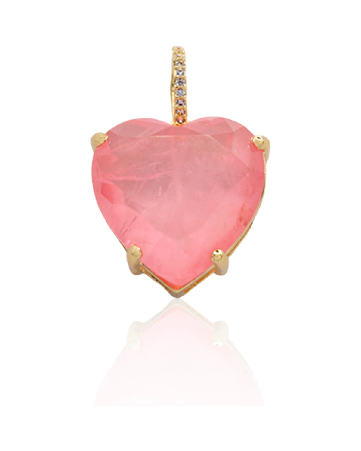 Medalha Alice Coracao Fusion Rosa