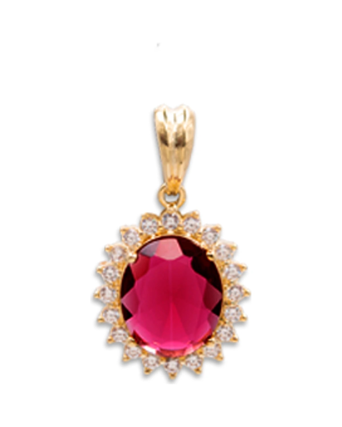 Medalha Zirc C/ Cristal Rosa